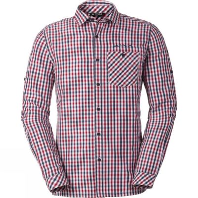 Camisa Vaude Albsteig Manga Larga Hombre Rosas - Chile BWH567138